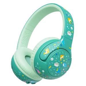 BTH27 Toddler Headphones for 2+ Year Old Baby Kids Travel Study SafeSound Tech3.0, 74H Playtime, Bluetooth 5.4, BPA Free, Aux, Soft Baby Headphones, Easy Operation, Adjustable, Green BTH27 Toddler Headphones for 2+ Year Old Baby Kids Travel Study SafeSound Tech3.0, 74H Playtime, Bluetooth 5.4, BPA Free, Aux, Soft Baby Headphones, Easy Operation, Adjustable, Green