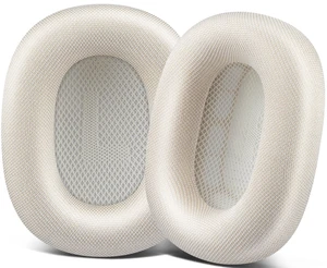Ear Cushions for AirPods Max 1 & 2 Replacement EarPads Ear Pads Cups Covers with Durable Mesh Fabric, Softer Foam Color Ear Cushions for AirPods Max 1 & 2 Replacement EarPads Ear Pads Cups Covers with Durable Mesh Fabric, Softer Foam Color