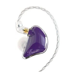 Bmaster Triple Drivers in Ear Monitor Headphone with Two Detachable Cables Fit in Ear Suitable for Audio Engineer, Musician (Purple) Bmaster Triple Drivers in Ear Monitor Headphone with Two Detachable Cables Fit in Ear Suitable for Audio Engineer, Musician (Purple)
