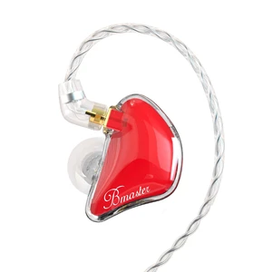 Bmaster in Ear Monitor Musician Headphones Triple Drivers Dynamic Earbuds Sound Isolating Earphones with Two Detachable Audio & Mic Cables (Red) Bmaster in Ear Monitor Musician Headphones Triple Drivers Dynamic Earbuds Sound Isolating Earphones with Two Detachable Audio & Mic Cables (Red)