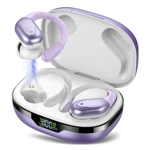 Ear buds Wireless Earbuds Bluetooth 5.3 Headphones 60hrs Playtime with Digital Display Sports Wireless Headphones with Earhook Deep Bass IPX7 Waterproof Over-Ear Earbuds for Android iOS Workout Purple Ear buds Wireless Earbuds Bluetooth 5.3 Headphones 60hrs Playtime with Digital Display Sports Wireless Headphones with Earhook Deep Bass IPX7 Waterproof Over-Ear Earbuds for Android iOS Workout Purple