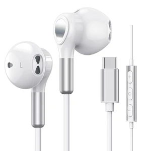 USB C Headphones for Samsung Galaxy S26 S25 S24 S23 S22 S21 S20 A56 A17 A16 Wired USB C Earbuds with Mic Volume Control Earphones USB Type C Headphones for iPhone 17 16 15 Pro Max Plus iPad 10 Pixel USB C Headphones for Samsung Galaxy S26 S25 S24 S23 S22 S21 S20 A56 A17 A16 Wired USB C Earbuds with Mic Volume Control Earphones USB Type C Headphones for iPhone 17 16 15 Pro Max Plus iPad 10 Pixel