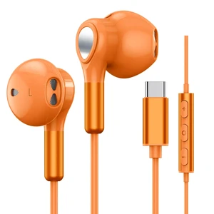 USB C Headphone for Samsung S25 FE S24 A16 A17 Wired Earbuds Magnetic in-Ear Type C Earphone with Microphone Volume Control Bass Stereo Noise Canceling for iPhone 17 Pro Max Air 16 16e 15 Pixel 10 9a USB C Headphone for Samsung S25 FE S24 A16 A17 Wired Earbuds Magnetic in-Ear Type C Earphone with Microphone Volume Control Bass Stereo Noise Canceling for iPhone 17 Pro Max Air 16 16e 15 Pixel 10 9a