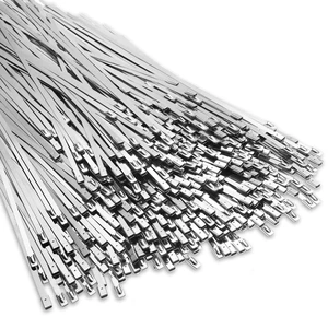 500 Pcs Stainless Steel Zip Ties 304 Metal Cable,19.7 Inch Self Locking 220 Lb Strength, For Exhaust Wrap Fence Workshop Outdoor, Corrosion Resistant Heavy Duty Cable Straps 500 Pcs Stainless Steel Zip Ties 304 Metal Cable,19.7 Inch Self Locking 220 Lb Strength, For Exhaust Wrap Fence Workshop Outdoor, Corrosion Resistant Heavy Duty Cable Straps