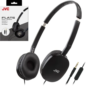 Flats Foldable Colorful Flats On Ear Headphones with Remote and Microphone, 3.94 Foot Gold Plated 3.5mm Slim Plug - HAS160MA, Adjustable - Black Flats Foldable Colorful Flats On Ear Headphones with Remote and Microphone, 3.94 Foot Gold Plated 3.5mm Slim Plug - HAS160MA, Adjustable - Black