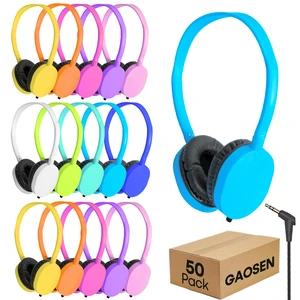 50 Pack Classroom Headphones Bulk for Students Kids Schools,Multi Color Class Set Durable Wired Earphones for Children Toddler Teens Boys Girls and Adult(Mixed,50 Pack) 50 Pack Classroom Headphones Bulk for Students Kids Schools,Multi Color Class Set Durable Wired Earphones for Children Toddler Teens Boys Girls and Adult(Mixed,50 Pack)