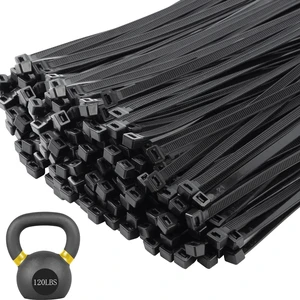 18 inch Black Zip Ties Heavy Duty 1000 PACK,120LBS Tensile Strength Self-Locking heavy duty UV Resistant Cable Tie Wraps for indoor and outdoor use 18 inch Black Zip Ties Heavy Duty 1000 PACK,120LBS Tensile Strength Self-Locking heavy duty UV Resistant Cable Tie Wraps for indoor and outdoor use