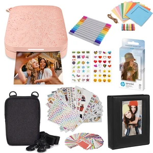 Sprocket Portable 2x3 Instant Color Photo Printer (Blush Pink) Starter Bundle Sprocket Portable 2x3 Instant Color Photo Printer (Blush Pink) Starter Bundle
