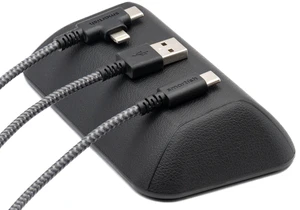 Magnetic Cord Holder, Bigger Cable Wrangler, Office Desk Organizer Holds 8 Cords, 2 Cable Clips, Weighted Base, Charger Keeper, Phone Charging Cable Management, Nightstand Accessories, Black Magnetic Cord Holder, Bigger Cable Wrangler, Office Desk Organizer Holds 8 Cords, 2 Cable Clips, Weighted Base, Charger Keeper, Phone Charging Cable Management, Nightstand Accessories, Black