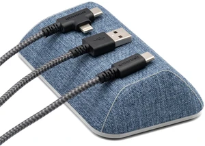 Magnetic Cord Holder, Bigger Cable Wrangler, Office Desk Organizer Holds 8 Cords, 2 Cable Clips, Weighted Base, Charger Keeper, Phone Charging Cable Management, Nightstand Accessories, Denim Magnetic Cord Holder, Bigger Cable Wrangler, Office Desk Organizer Holds 8 Cords, 2 Cable Clips, Weighted Base, Charger Keeper, Phone Charging Cable Management, Nightstand Accessories, Denim