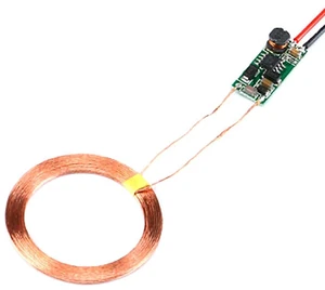5V1A Wireless Power Transfer Module Wireless Charging Transmitter Receiver Inductive Coil Circuit Board Module Fun DIY Kit 5V1A Wireless Power Transfer Module Wireless Charging Transmitter Receiver Inductive Coil Circuit Board Module Fun DIY Kit