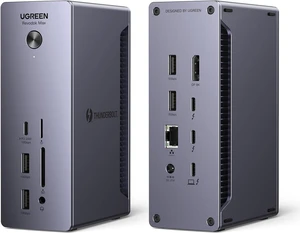 UGREEN Revodok Max 213 Thunderbolt 4 Dock, 13-in-1 40Gbps Docking Station with Dual 4K@60Hz or Single 8K Display, 90W Charging for Laptop, 2.5GbE, SD/TF 4.0 for MacBook Windows PC Laptops and More UGREEN Revodok Max 213 Thunderbolt 4 Dock, 13-in-1 40Gbps Docking Station with Dual 4K@60Hz or Single 8K Display, 90W Charging for Laptop, 2.5GbE, SD/TF 4.0 for MacBook Windows PC Laptops and More
