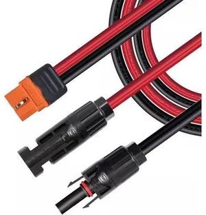 MC4 to XT60i Cable, 12AWG 10M(33FT) Solar Panel Adapter Wire, MC4 Male Female to XT60i-F Female Connector Extension Cord for Portable Power Station, Solar Generator, Off-Grid Solar System MC4 to XT60i Cable, 12AWG 10M(33FT) Solar Panel Adapter Wire, MC4 Male Female to XT60i-F Female Connector Extension Cord for Portable Power Station, Solar Generator, Off-Grid Solar System