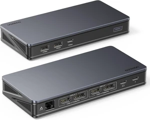 UGREEN Revodok Pro 209 USB C Docking Station, DisplayLink 9-in-1 Dual 4K@60hz Monitor Dock for MacBook & Windows with 2 DP & 2 HDMI, 10 Gbps USB C & USB-A Data Ports, 100W PD, Gigabit Ethernet UGREEN Revodok Pro 209 USB C Docking Station, DisplayLink 9-in-1 Dual 4K@60hz Monitor Dock for MacBook & Windows with 2 DP & 2 HDMI, 10 Gbps USB C & USB-A Data Ports, 100W PD, Gigabit Ethernet