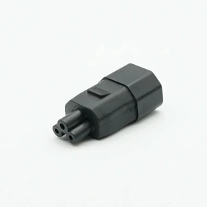IEC 320 C14 male to IEC C5 AC adapter C14 to C5 Adapter AC Power Plug Adapter IEC 320 C14 male to IEC C5 AC adapter C14 to C5 Adapter AC Power Plug Adapter