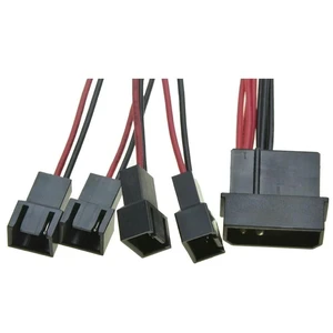 Molex IDE Male Port 1 to 4 ways 3Pin Fan Male port Cable D plug to3 Pin cooler Y Splitter Power supply Cable 12V Molex IDE Male Port 1 to 4 ways 3Pin Fan Male port Cable D plug to3 Pin cooler Y Splitter Power supply Cable 12V