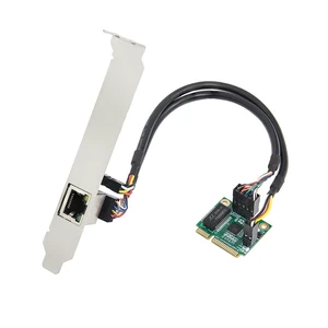 IO CREST 2.5 Gigabit Ethernet Mini PCI-E Network Controller Card 10/100/1000/25000 Mbps RJ45 LAN Adapter Converter for Desktop PC,SI-MPE24073 IO CREST 2.5 Gigabit Ethernet Mini PCI-E Network Controller Card 10/100/1000/25000 Mbps RJ45 LAN Adapter Converter for Desktop PC,SI-MPE24073