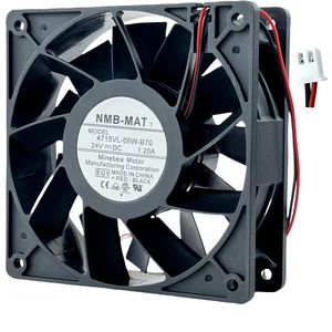 for 4715VL-05W-B70 Cooling Fan, DC 24V 1.20A NMB-MAT Inverter Cooling Fan, 120X120X38mm 2-Wire Cooling Fan for 4715VL-05W-B70 Cooling Fan, DC 24V 1.20A NMB-MAT Inverter Cooling Fan, 120X120X38mm 2-Wire Cooling Fan