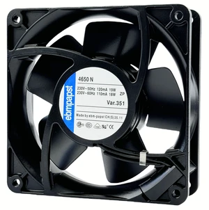 for ebmpapst Cooling Fan 4650N, All Metal High Temperature Resistant Axial Cooling Fan 2-Pin 120x120x38mm AC 230V 50/60Hz 0.12A for ebmpapst Cooling Fan 4650N, All Metal High Temperature Resistant Axial Cooling Fan 2-Pin 120x120x38mm AC 230V 50/60Hz 0.12A