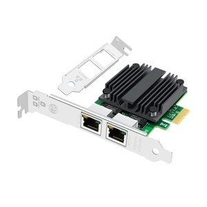 Buacoz 2.5G Dual Port Gigabit Network Card,with Intel I225 Chip LAN NIC Card, 2500M Gigabit Dual RJ45 Ports Ethernet Server Adapter Support Windows 11/10 Windows Server 2022 Buacoz 2.5G Dual Port Gigabit Network Card,with Intel I225 Chip LAN NIC Card, 2500M Gigabit Dual RJ45 Ports Ethernet Server Adapter Support Windows 11/10 Windows Server 2022
