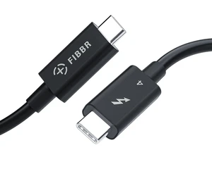FIBBR USB 4.0 Cable, Intel Certified Thunderbolt 4 USB C to C Cable, Supporting 40Gbps 8K@60Hz Display, 100W Power Delivery Charging FIBBR USB 4.0 Cable, Intel Certified Thunderbolt 4 USB C to C Cable, Supporting 40Gbps 8K@60Hz Display, 100W Power Delivery Charging