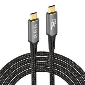 USB4 Cable, with Thunderbolt 4 Cable, 240W Charging, 40Gbps Data, 8K @ 60Hz 4K120Hz HDR, PD3.1, USB C to USB C Cable, M1 M2 M3 SSD Laptops Monitor USB4 Cable, with Thunderbolt 4 Cable, 240W Charging, 40Gbps Data, 8K @ 60Hz 4K120Hz HDR, PD3.1, USB C to USB C Cable, M1 M2 M3 SSD Laptops Monitor