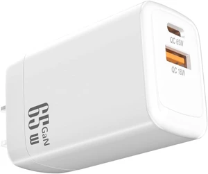 USB C Charger 65W Quick Charger PPS 2-Port Fast Compact Foldable for MacBook/Air iPad Pro Galaxy S23 XPS 13 iPhone 15/Pro Steam Deck and More (White) USB C Charger 65W Quick Charger PPS 2-Port Fast Compact Foldable for MacBook/Air iPad Pro Galaxy S23 XPS 13 iPhone 15/Pro Steam Deck and More (White)