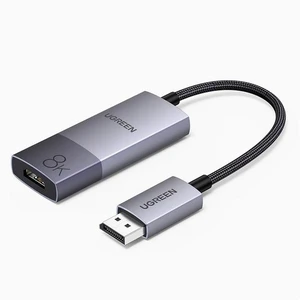 UGREEN DP1.4 to HDMI 2.1 adapter 8K HD 144hz desktop computer graphics card External TV projector Expanded display video 4k connection converter 25CM UGREEN DP1.4 to HDMI 2.1 adapter 8K HD 144hz desktop computer graphics card External TV projector Expanded display video 4k connection converter 25CM