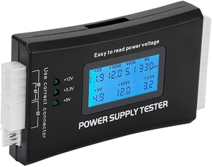 JacobsParts 20+4 Pin LCD Power Supply Tester for ATX, ITX, BTX, PCI-E, SATA, HDD JacobsParts 20+4 Pin LCD Power Supply Tester for ATX, ITX, BTX, PCI-E, SATA, HDD