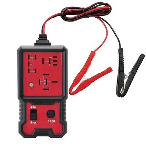 12V Relay Tester for 4 & 5 Pin Auto Relays Compact Diagnostic Tool with Battery Clips, Easy-to-Use Car Relay Analyzer for Electrical System Testing 12V Relay Tester for 4 & 5 Pin Auto Relays Compact Diagnostic Tool with Battery Clips, Easy-to-Use Car Relay Analyzer for Electrical System Testing