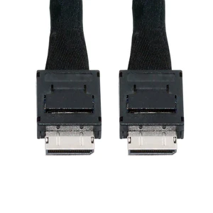 NGFF OCuLink PCIe 4.0 PCI-Express SFF-8611 4i to OCuLink SFF-8611 Data Active Cable for eGPU SSD External Graphics Card 20cm NGFF OCuLink PCIe 4.0 PCI-Express SFF-8611 4i to OCuLink SFF-8611 Data Active Cable for eGPU SSD External Graphics Card 20cm