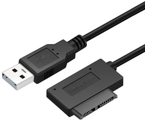 2020 PC 35CM 6P 7P CD DVD Rom SATA To USB 2.0 Converter For PC Laptop Notebook Slimline Sata 13 Pin USB Adapter Drive Cable 2020 PC 35CM 6P 7P CD DVD Rom SATA To USB 2.0 Converter For PC Laptop Notebook Slimline Sata 13 Pin USB Adapter Drive Cable