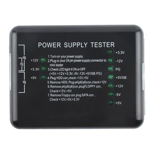 PC Power Supply Tester ATX Power Supply Diagnostic Tool, Computer PSU Tester, Digital LCD Display for Voltage Testing, PC Power Checker for Desktop Power Supplies PC Power Supply Tester ATX Power Supply Diagnostic Tool, Computer PSU Tester, Digital LCD Display for Voltage Testing, PC Power Checker for Desktop Power Supplies