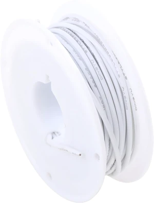 24AWG PVC Wire 20m/66ft White, 1007 Tinned Copper Hookup Wire, 300V 80°C Electronic Cable for PCB Jumper, DIY, RC Projects 24AWG PVC Wire 20m/66ft White, 1007 Tinned Copper Hookup Wire, 300V 80°C Electronic Cable for PCB Jumper, DIY, RC Projects