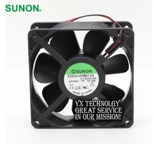 SUNON and KDE2412PMB1-6A 12038 12cm 24V 10.3W inverter fan 120*120*38mm SUNON and KDE2412PMB1-6A 12038 12cm 24V 10.3W inverter fan 120*120*38mm
