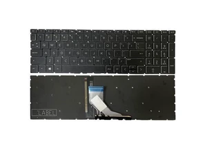 Crystal cap backlit keyboard for HP Pavilion Gaming 15T-DK 15-CR 15-CS Crystal cap backlit keyboard for HP Pavilion Gaming 15T-DK 15-CR 15-CS