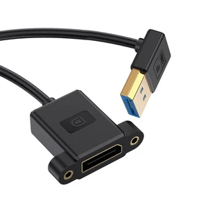 CY Ultrafine Up Angled DisplayPort 1.4 DP Male to Female Extension Cable 8K 60hz 4K 144hz for Desktop Laptop Monitor Graphics Card 30cm CY Ultrafine Up Angled DisplayPort 1.4 DP Male to Female Extension Cable 8K 60hz 4K 144hz for Desktop Laptop Monitor Graphics Card 30cm