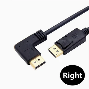 4K gold plated 90-degree dextrocurvature elbow DP cable HD cable DisplayPort cable DP to DP conversion cable 4K gold plated 90-degree dextrocurvature elbow DP cable HD cable DisplayPort cable DP to DP conversion cable