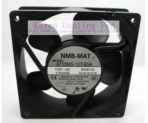 nmb 12038 AC 115V 50/60Hz 15.5W/14.5W 4715MS-12T-B5A Cooling Fan nmb 12038 AC 115V 50/60Hz 15.5W/14.5W 4715MS-12T-B5A Cooling Fan