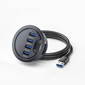 ChenYang USB 3.0 Flush Mount Desktop HUB,4 USB 3.0 Port HUB Grommet Hole 2.36"(60mm) ChenYang USB 3.0 Flush Mount Desktop HUB,4 USB 3.0 Port HUB Grommet Hole 2.36"(60mm)
