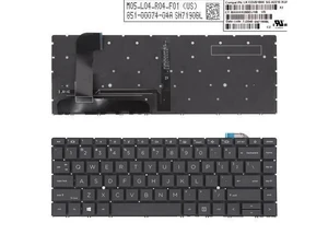 US Keyboard For HP Zbook Studio G7 Black Backlit Without Frame 7J2010 US Keyboard For HP Zbook Studio G7 Black Backlit Without Frame 7J2010
