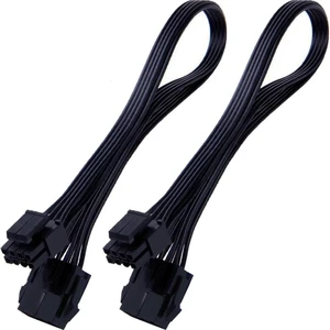 CPU 8 Pin Power Extension Cable ATX CPU 8 Pin Female to 8(4+4) Pin Male EPS Extension Cable for Motherboard (Not PCI-e VGA) 12 Inches (2 Pack) CPU 8 Pin Power Extension Cable ATX CPU 8 Pin Female to 8(4+4) Pin Male EPS Extension Cable for Motherboard (Not PCI-e VGA) 12 Inches (2 Pack)