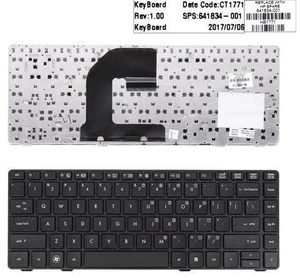 US Keyboard for HP EliteBook 8460P Black Frame Black With Piont Stick 635769 001 US Keyboard for HP EliteBook 8460P Black Frame Black With Piont Stick 635769 001