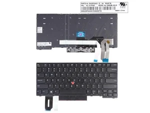 US Keyboard for IBM Lenovo ThinkPad E480 L480 T480S Black With Point SN20P33430 US Keyboard for IBM Lenovo ThinkPad E480 L480 T480S Black With Point SN20P33430