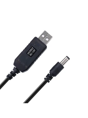 USB Voltage Step Up Converter - DC 5V to 12V 3ft Cable with DC Jack 5.5 x 2.5mm or 5.5 x 2.1mm USB Voltage Step Up Converter - DC 5V to 12V 3ft Cable with DC Jack 5.5 x 2.5mm or 5.5 x 2.1mm