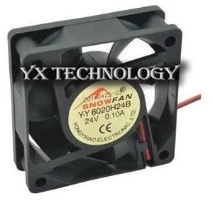 New YY6020H24B 24V 0.10A 6020 pairs of ball bearing cooling fan 6cm fan 60*60*20mm New YY6020H24B 24V 0.10A 6020 pairs of ball bearing cooling fan 6cm fan 60*60*20mm