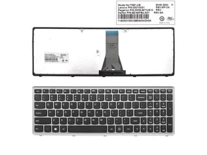 US Keyboard For Lenovo Ideapad Flex 15 G500S S500 Gray color Frame Black US Keyboard For Lenovo Ideapad Flex 15 G500S S500 Gray color Frame Black