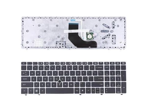 US Keyboard for HP ProBook 6560B/EliteBook 8570P 8560P Silver Frame Black Point US Keyboard for HP ProBook 6560B/EliteBook 8570P 8560P Silver Frame Black Point