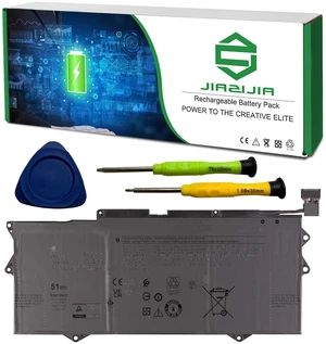 JIAZIJIA YM15G Laptop Battery Replacement for XPS 9315 Series Notebook 0G9FHC G9FHC Black 11.55V 51Wh 4191mAh