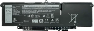 WW8N8 Laptop Battery 57Wh 4878mAh 11.4V Compatible with DELL Latitude 7340 7350 7440 7450 7640 7650 Series Notebook FH97R 0HYH8 0CTJJ6 2ICP6/65/78 3ICP6/65/78